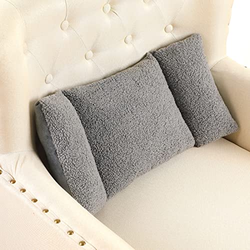 3 Section Lumbar Support Pillow for Office Chair Car Seat Sofa Ergonomic Back Cushion