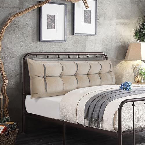 King Size Headboard Backrest Pillow Set Reading Wedge Bolster Cushion for Bed Couch Daybed